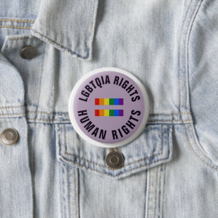 Button Badge - LGBTQIA Rights Human Rights