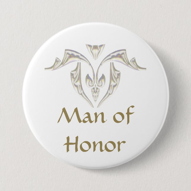 Button Badge - Man of Honour (Front)