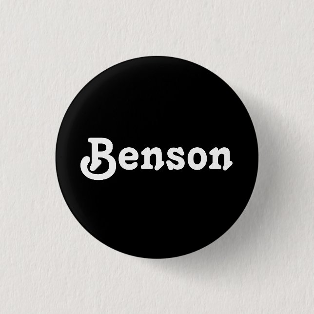 Button Benson (Front)