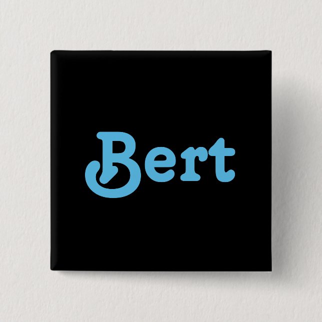 Button Bert (Front)