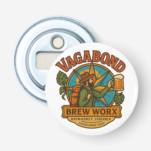 Button Bottle Opener (Front)