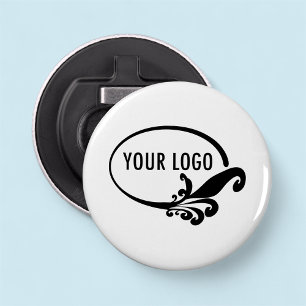Button Bottle Opener Magnet Custom Logo No Minimum