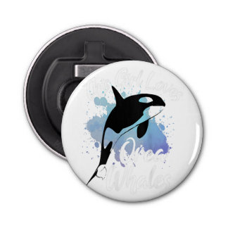 Button Bottle Opener with magnet