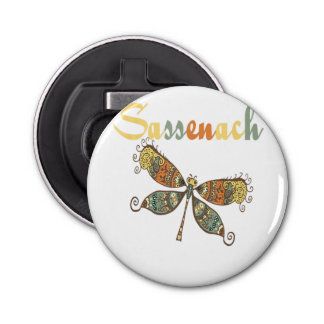 Button Bottle Opener with magnet