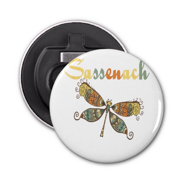 Button Bottle Opener with magnet (Front)