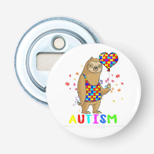 Button Bottle Opener with magnet Mockup Template