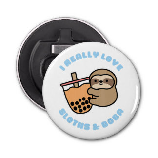 Button Bottle Opener with magnet Mockup Template