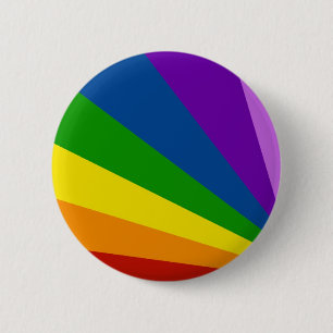 Button Bright Rainbow Summer Fun Stripes
