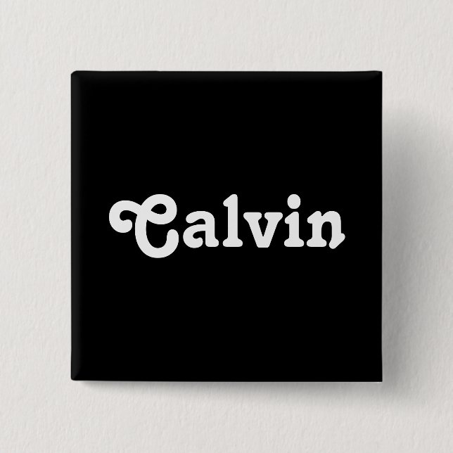 Button Calvin (Front)