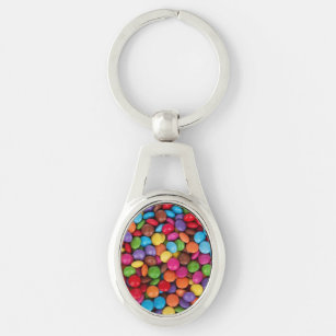 Button Candy Key Ring