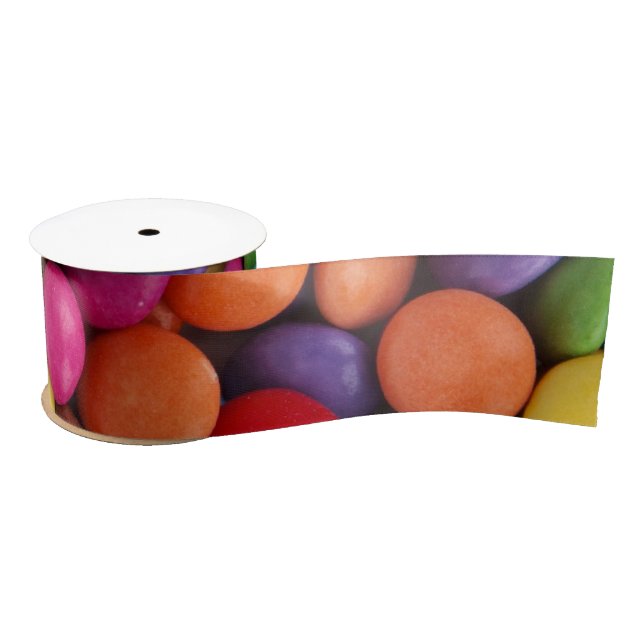 Button Candy ribbon Satin Ribbon (Spool)