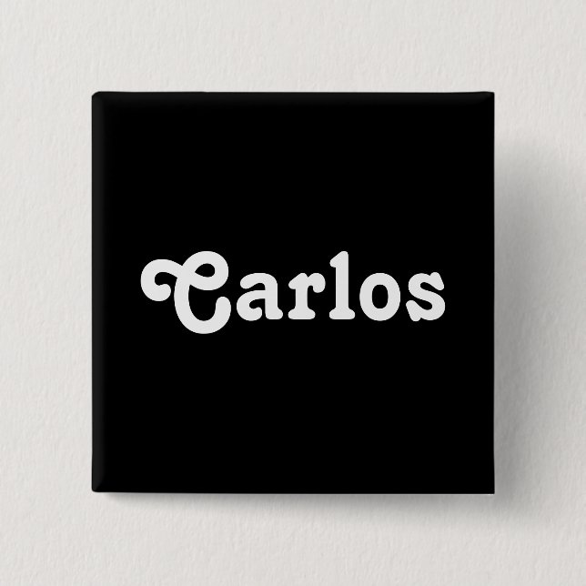 Button Carlos (Front)