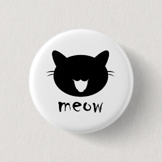 Button cat meow | Round Button