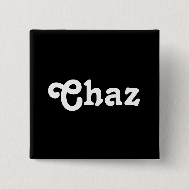 Button Chaz (Front)