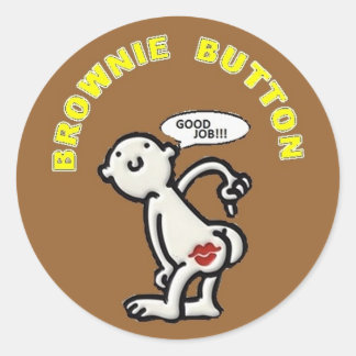 BUTTON CLASSIC ROUND STICKER