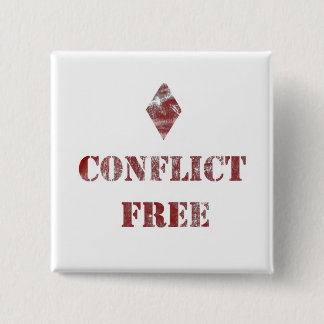 Button_conflict_free_diamonds 15 Cm Square Badge