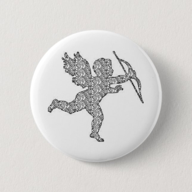 Button Cupid Silver (Front)