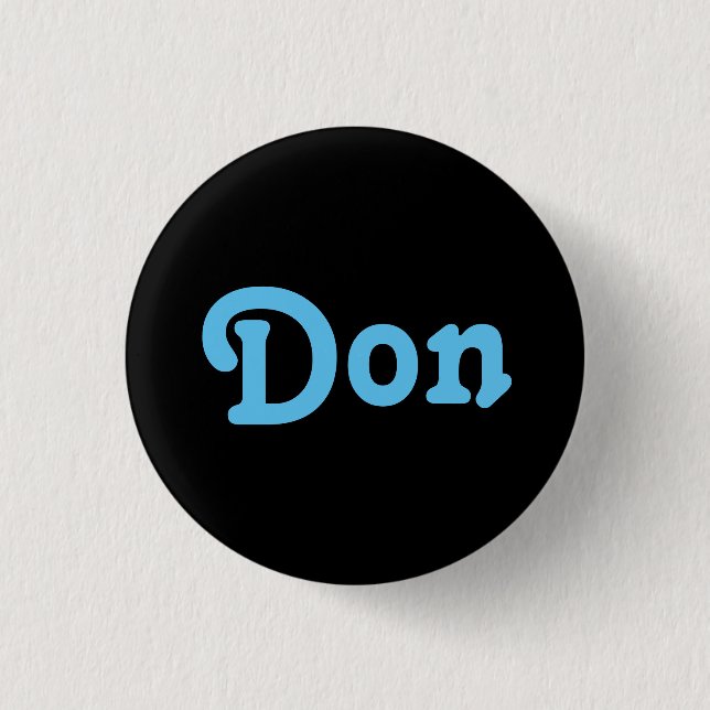 Button Don (Front)