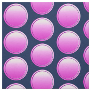 Button Dots - gradient pink + your backg. & idea Fabric
