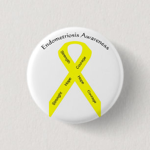 Button--Endo Awareness 3 Cm Round Badge