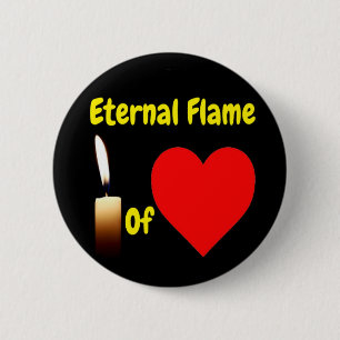 Button Eternal Flame Of Love