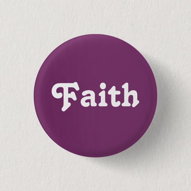 Button Faith (Front)
