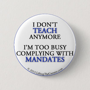 Button for frustrated teachers!