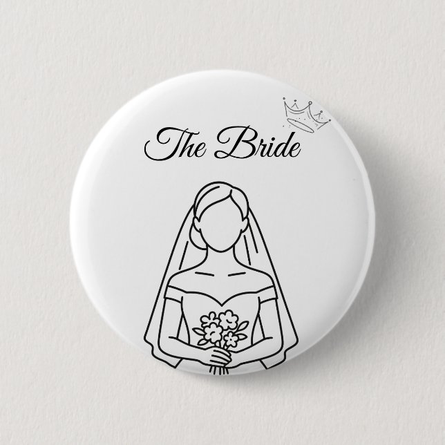 Button for The Bride (Front)
