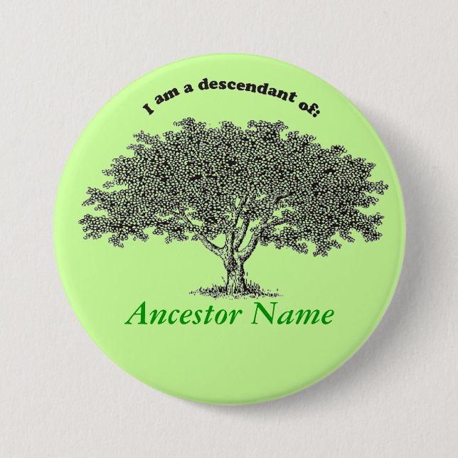 Button - Genealogy Tree (Front)