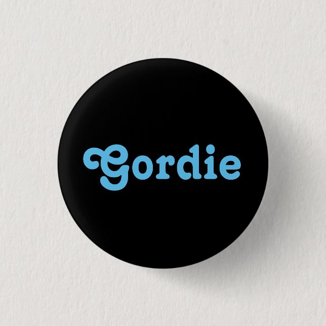 Button Gordie (Front)