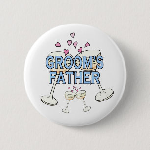 Button: Groom's Father 6 Cm Round Badge