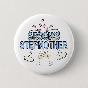 Button: Groom's Stepmother 6 Cm Round Badge