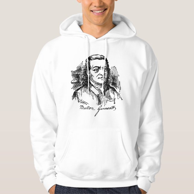 Button Gwinnett Hoodie (Front)