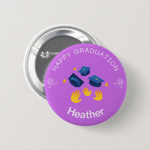 Button - Happy Graduation Personalize - Add name