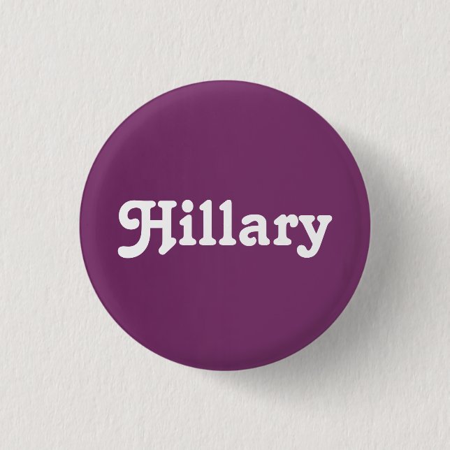 Button Hillary (Front)