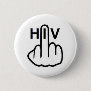 Button HIV Flip