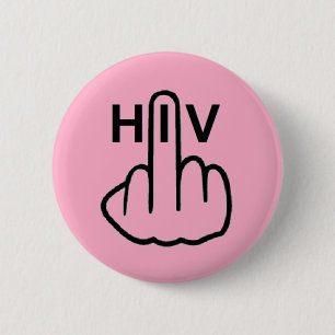 Button HIV Flip