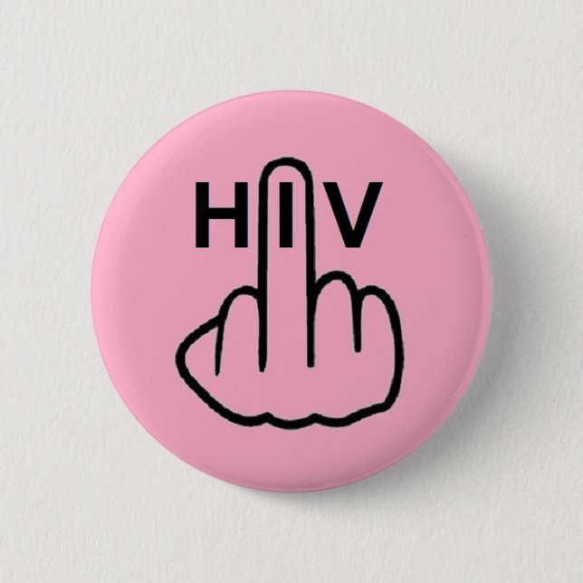 Button HIV Flip (Front)