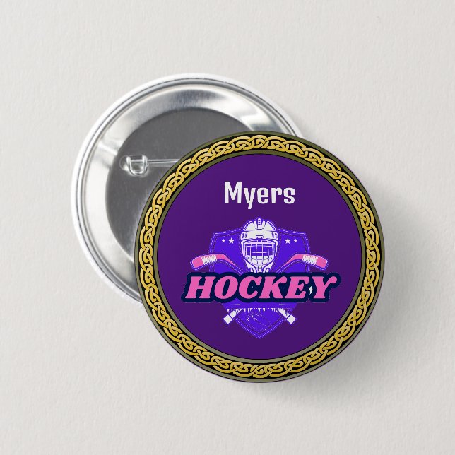 Button Hockey Gear - Personalised -Add Name (Front & Back)