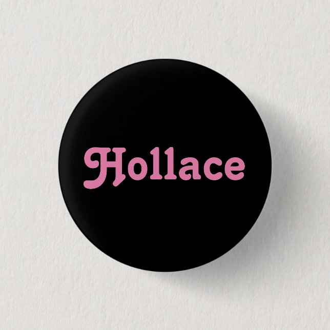 Button Hollace (Front)