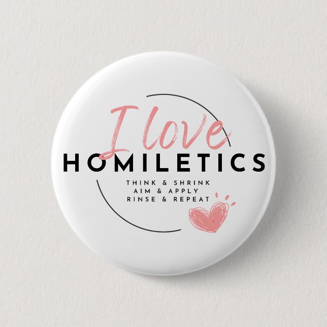 Button - Homiletics love (Front)