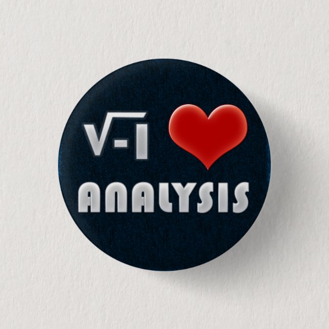 Button I LOVE ANALYSIS (Front)