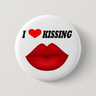 Button I Love Kissing