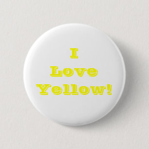Button I Love Yellow