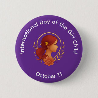 Button - International Day of the Girl Child