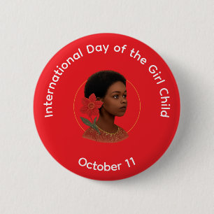 Button - International Day of the Girl Child