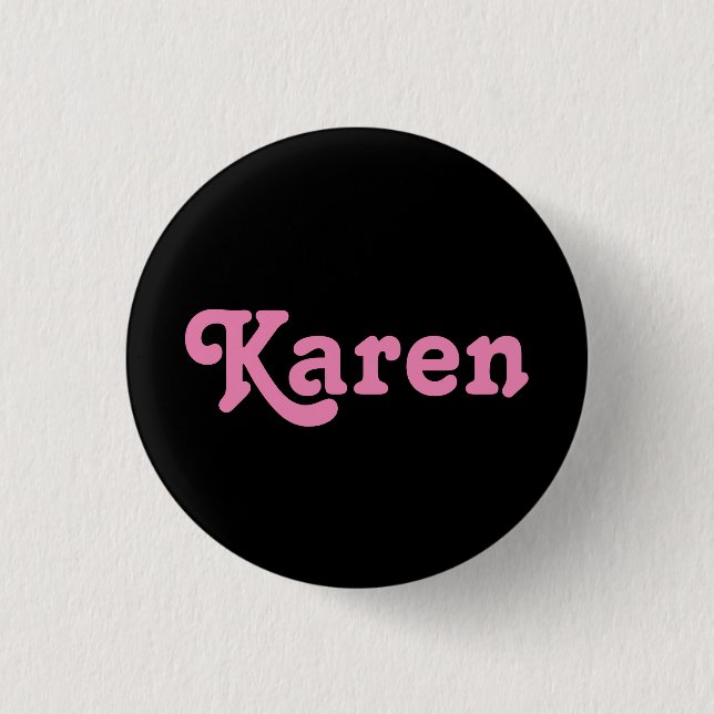 Button Karen (Front)