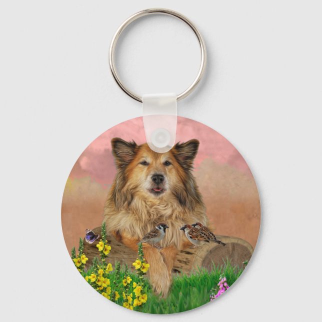 Button Key Ring (Front)