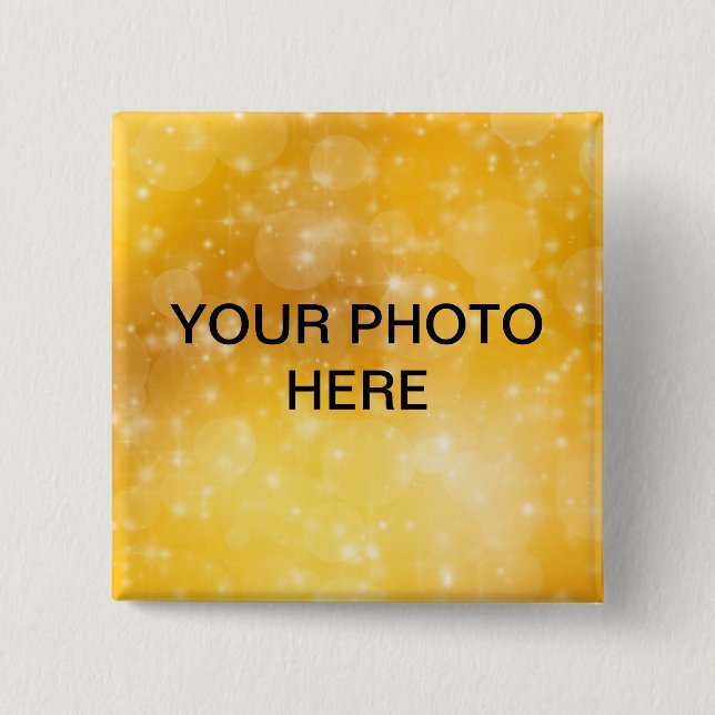 Button/Lapel Pin Template - Add Your Own Photo (Front)