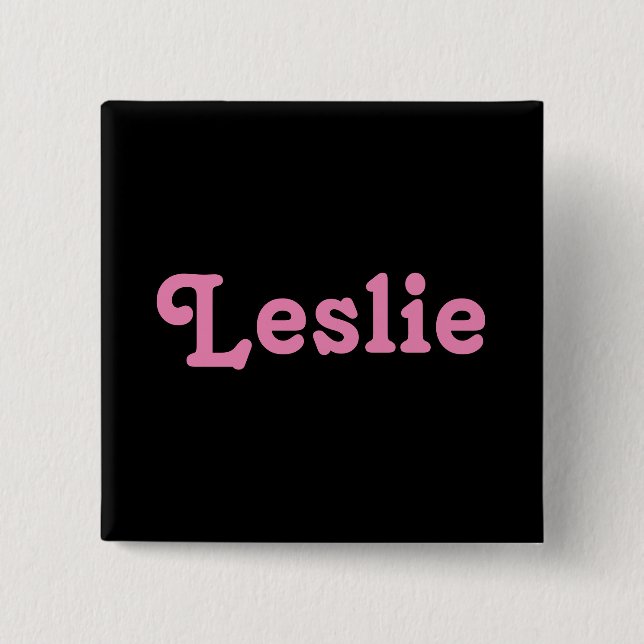 Button Leslie (Front)